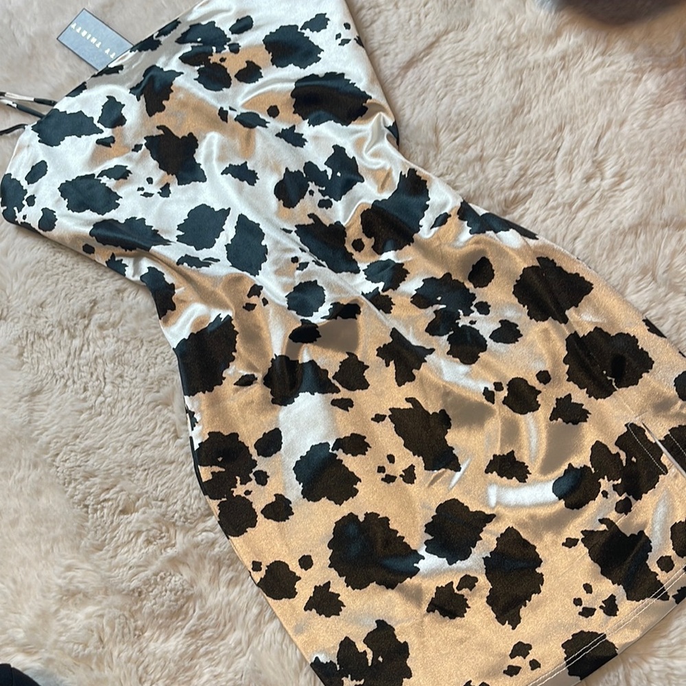 NWT Thirty Thirty Cow Mini Dress - SIZE: XS